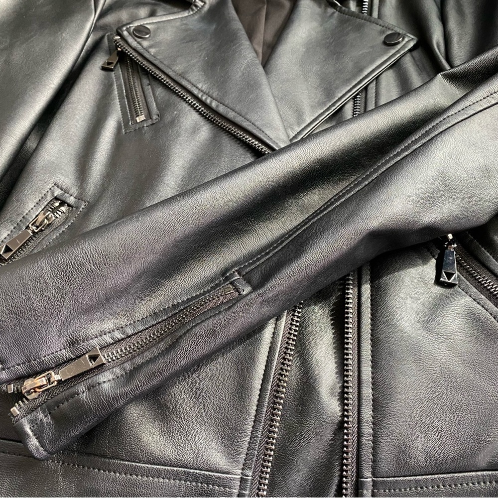 Guess Faux Leather Jacket size S - Picture 5 of 7